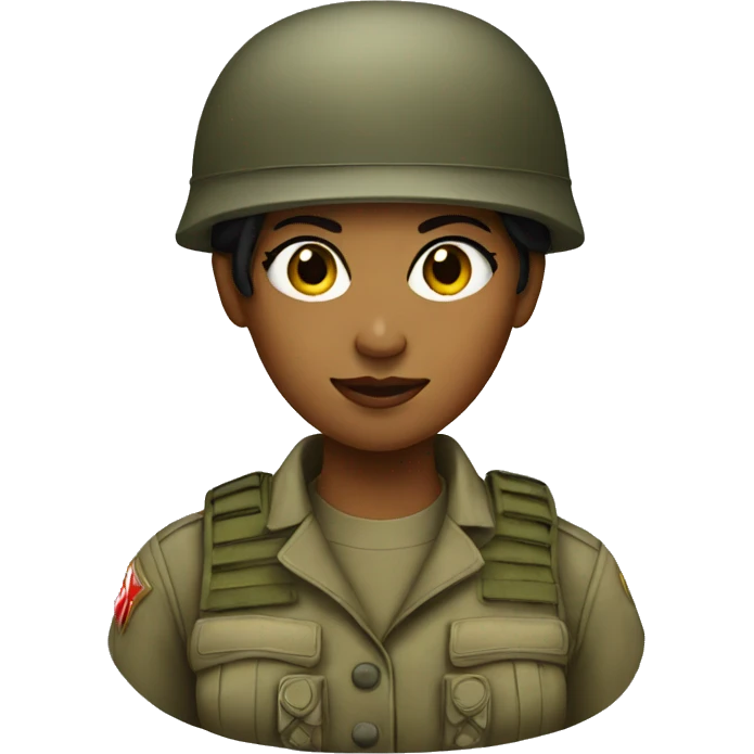 woman soldier emoji