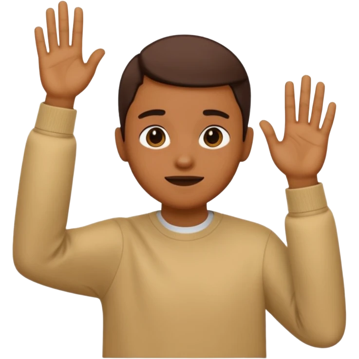 Emoji doing a 🙂‍↕️ and a dab at the same time emoji