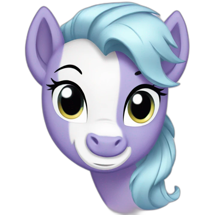 Rarity from my little pony emoji