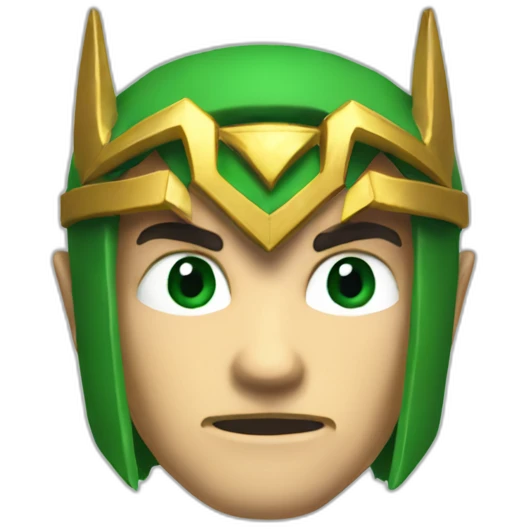 link from zelda game using batman mask emoji