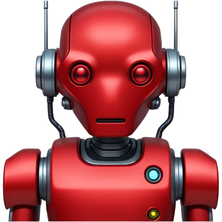 RED Robot Cyberpunk emoji