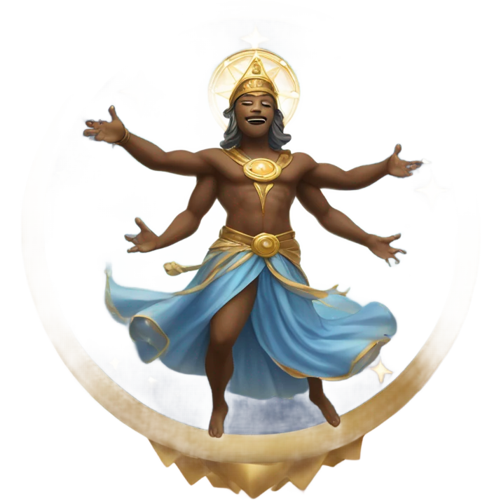 star spinning god emoji