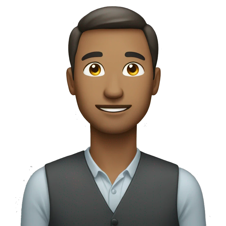 man working in an office emoji