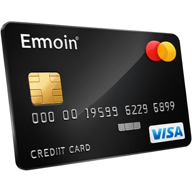 black credit card, no text emoji