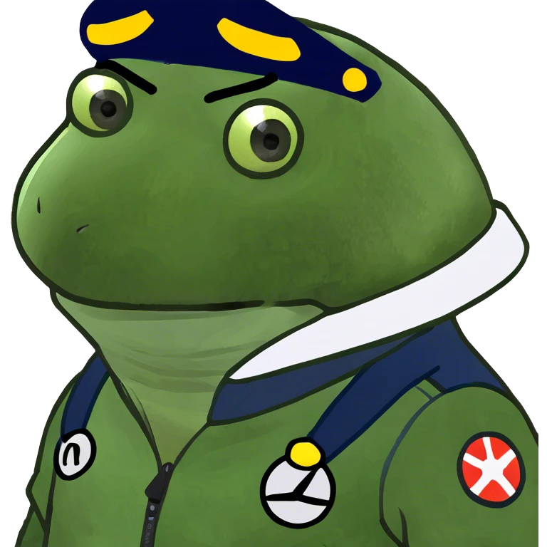 bufo dressed as pilot, zoomed out emoji