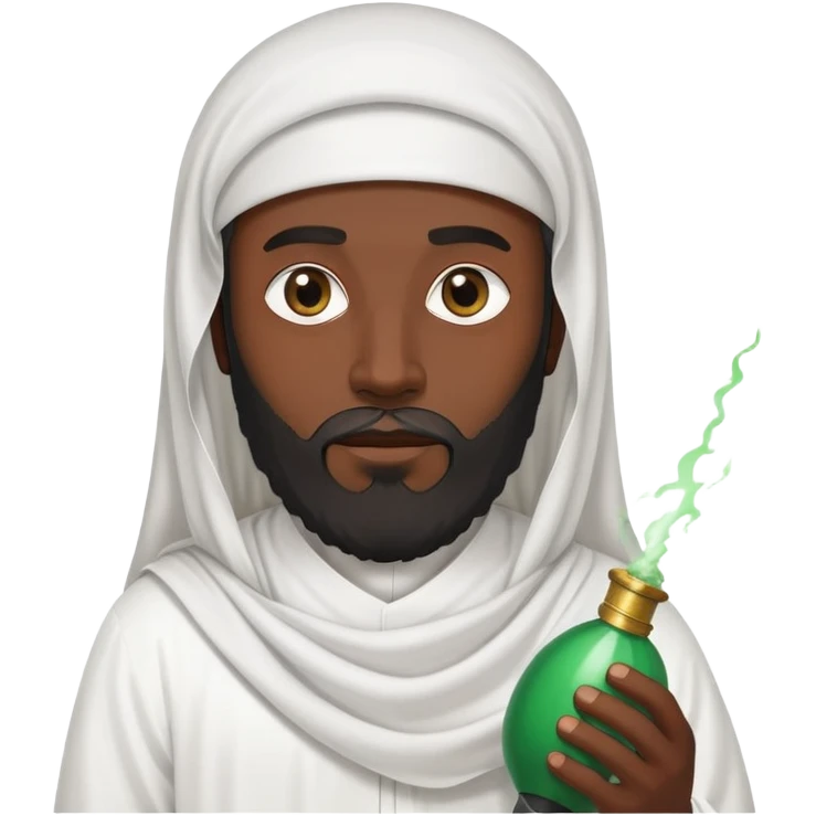Fais moi un barbu avec un voile comme les saoudiens avec une bombe dans la mains emoji