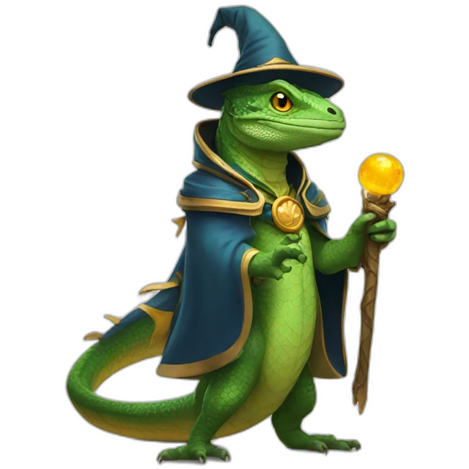King lizard wizard emoji