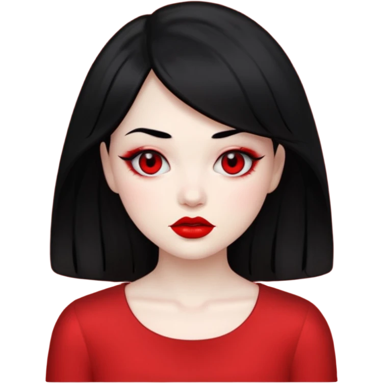 “Emoji girl, femme fatale, tomie vibes emoji
