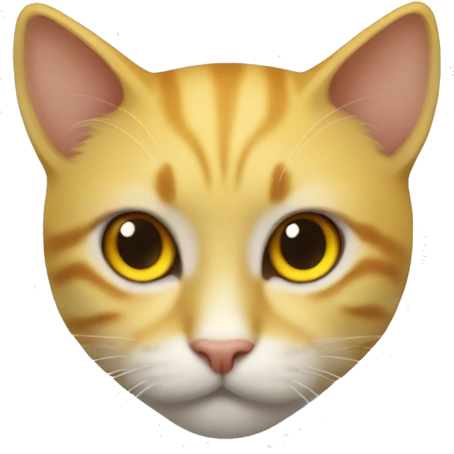 Gato amarillo  emoji