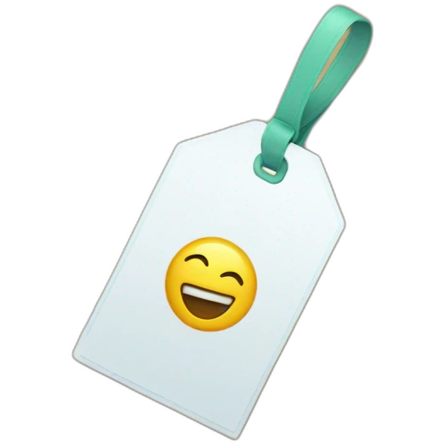 price tag sale emoji