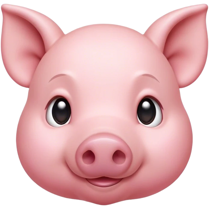 Cinematic Noble Piglet Portrait Emoji, Poised and regal, with a tiny, delicate build and a soft, smooth rosy-pink hide, deep-set soulful beady eyes, Simplified yet sharp and sophisticated features, highly detailed, glowing with a gentle, dignified glow, high shine, intelligent and endearing, stylized with an air of miniature nobility, focused and attentive, soft glowing outline, capturing the essence of a watchful and confident little piglet, so majestic it feels as though it could scamper out of the screen with effortless authority! emoji