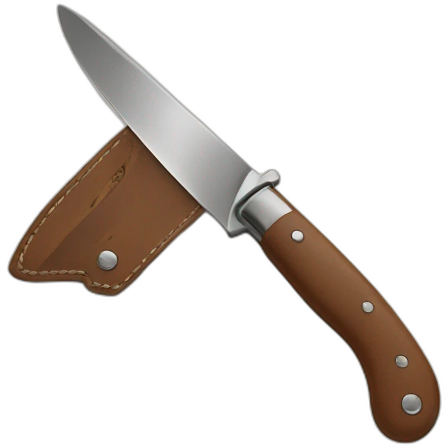 Couteau de poche emoji