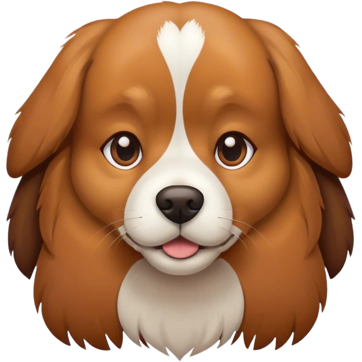 realistic dog portrait close up emoji