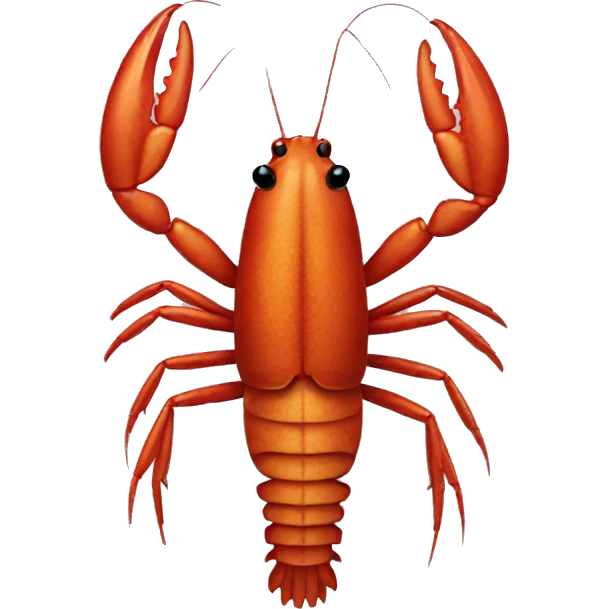 one crayfish emoji