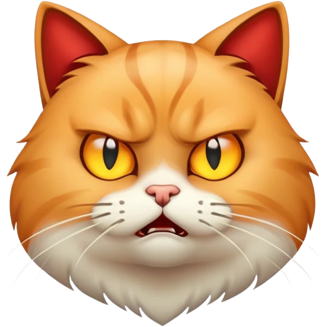 Cat bad emoji