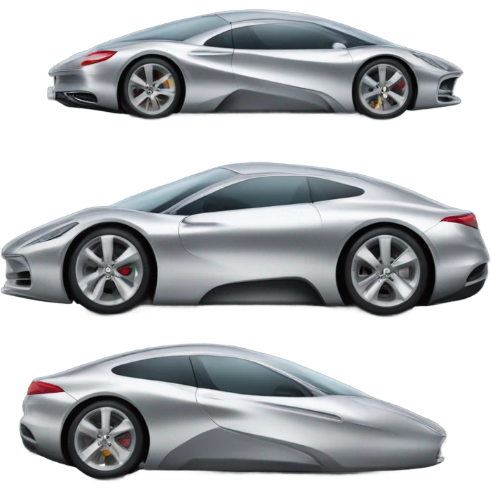 Silver car emoji