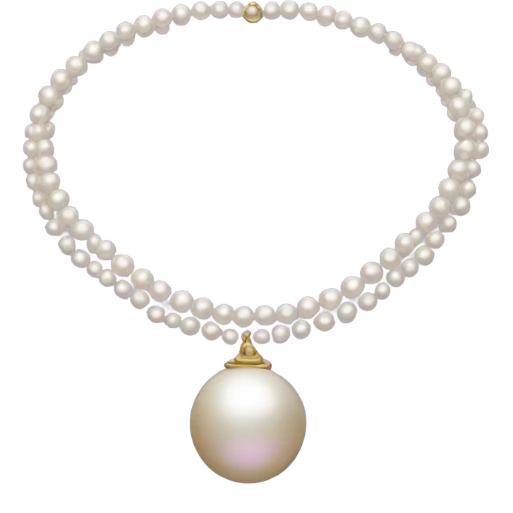 pearl necklace emoji