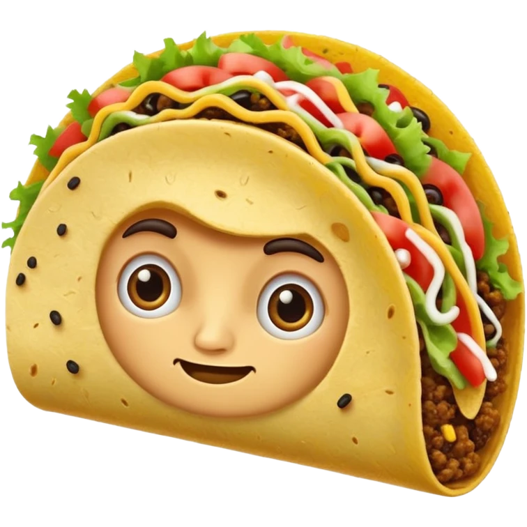 Taco face emoji