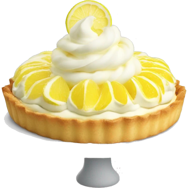 Tarte citron meringuée  emoji
