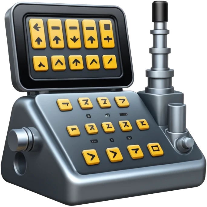 Generate realistic hydraulic control system for aircraft emoji