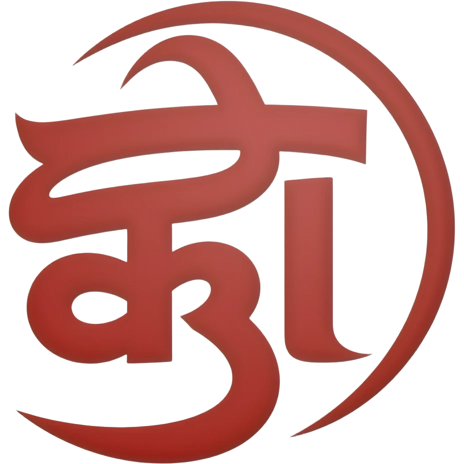 Create a logo of tirupati balaji tilak white and red emoji