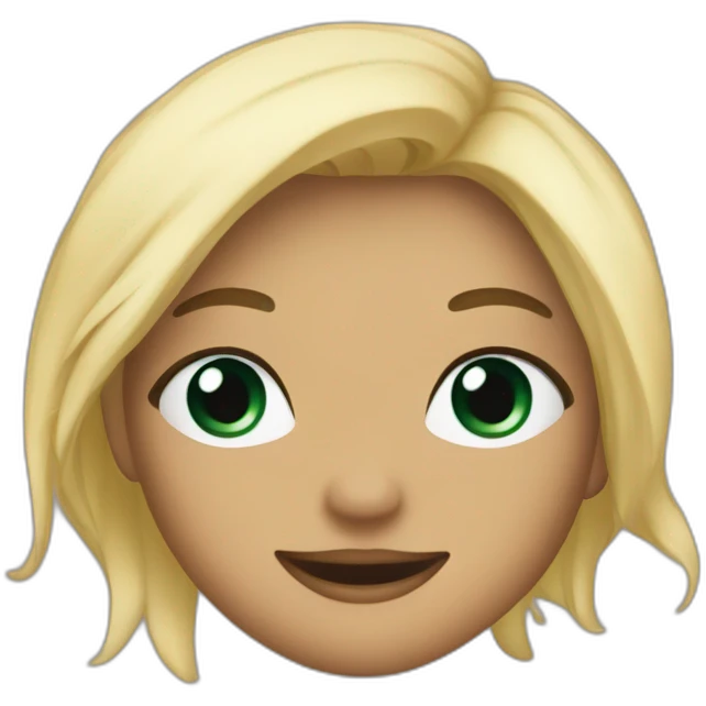 une brune et deux blondes emoji