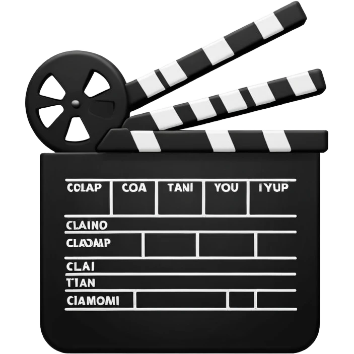a cinema clap emoji