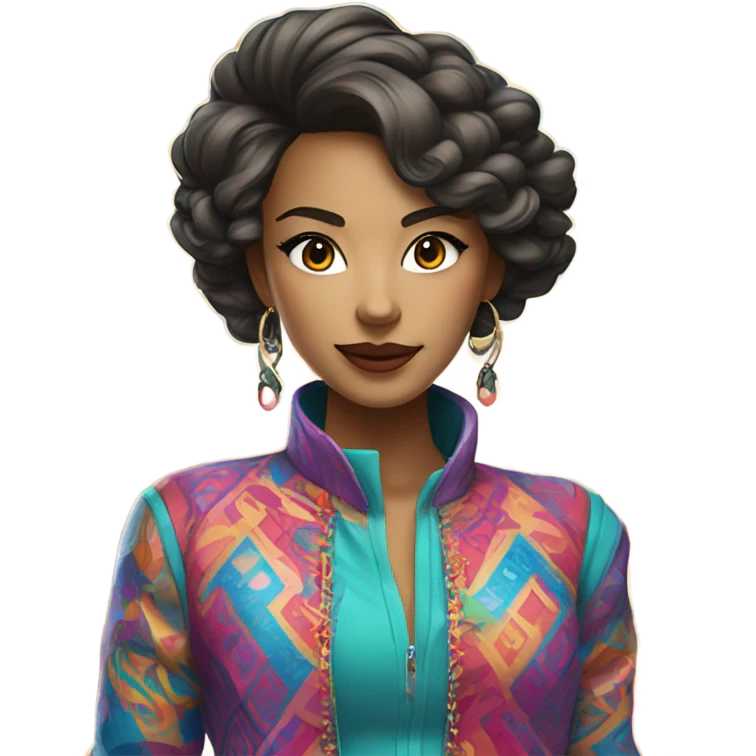 Aiko from eurovision emoji
