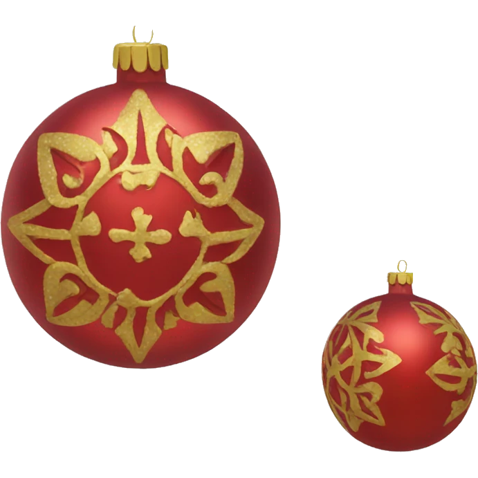 Red ornament emoji