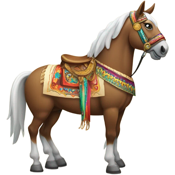 A Mexican horse  emoji