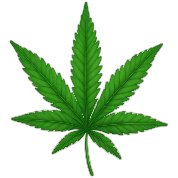 marijuana leaf emoji