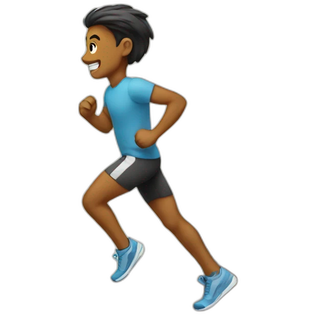 run and books emoji