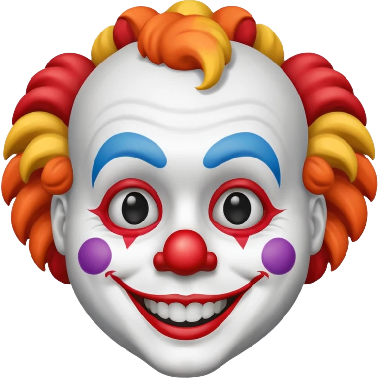 classic clown face emoji emoji