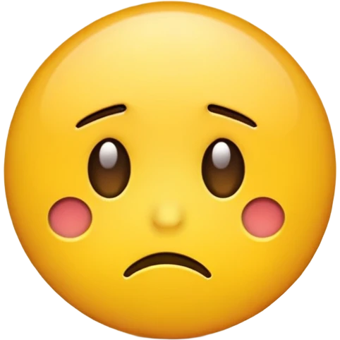 sad face emoji with green background emoji