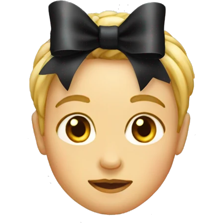 19 birthday black bow  emoji