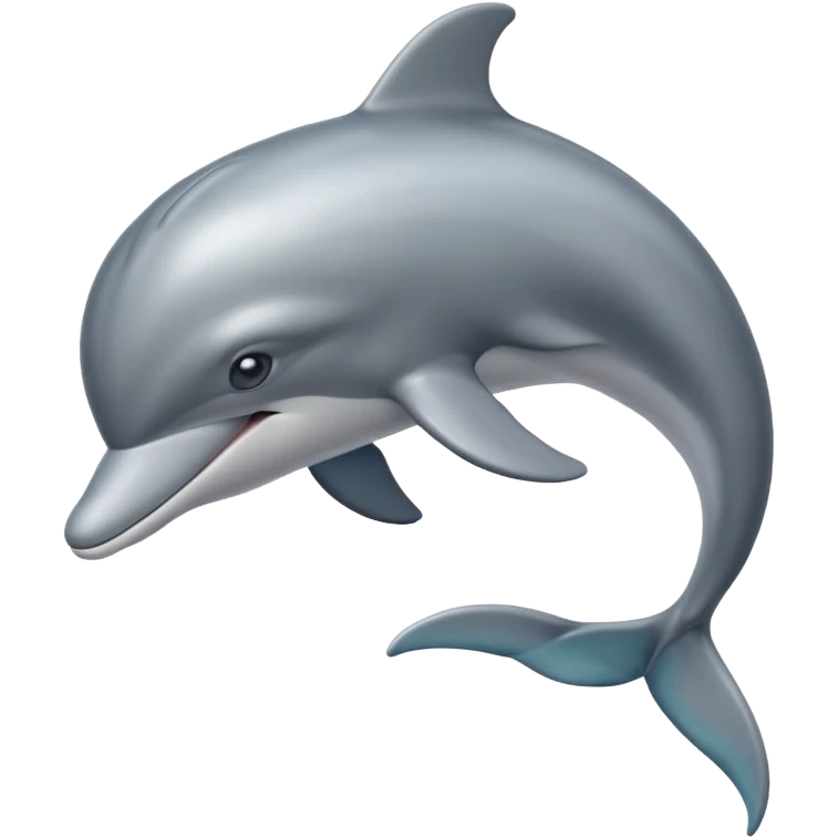 High resolution of dolphin emoji