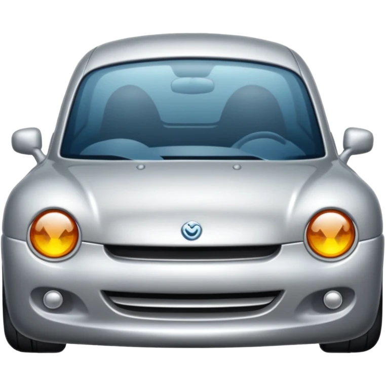 Stribrne Auto emoji