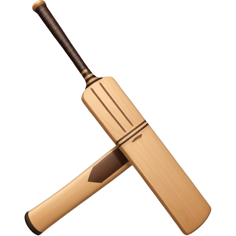 make a emoji of cricket bat emoji