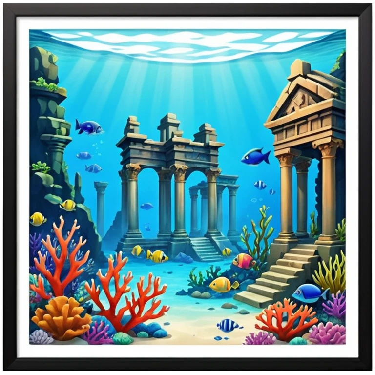 The Lost Island of Atlantis emoji