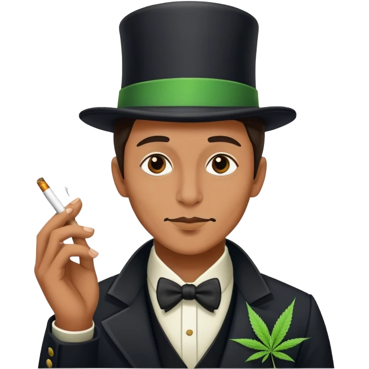 Маг курит косяк  emoji