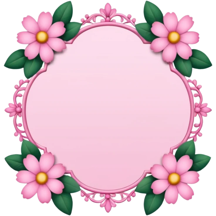 Pink invitation  emoji