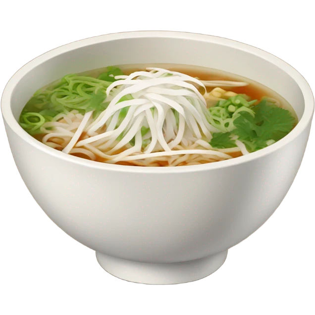 Bowl of pho emoji