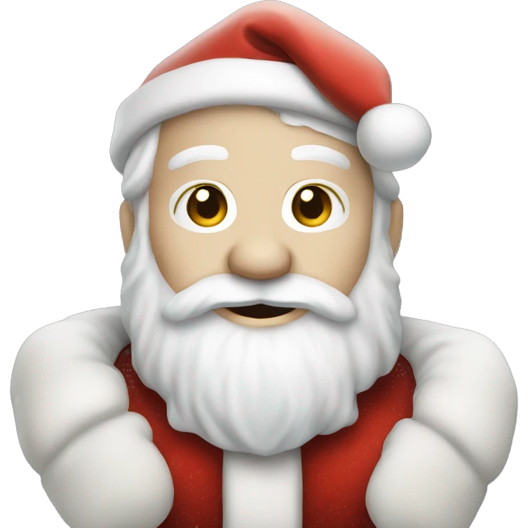 Santa Claus with pale skin  emoji