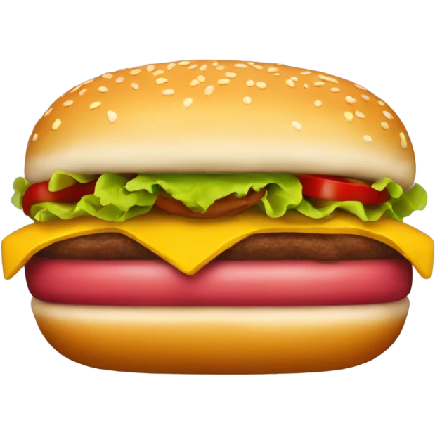 Hamburger mixed with hotdog emoji