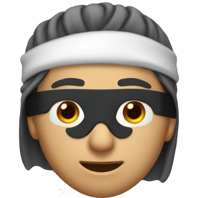 blindfolded man emoji