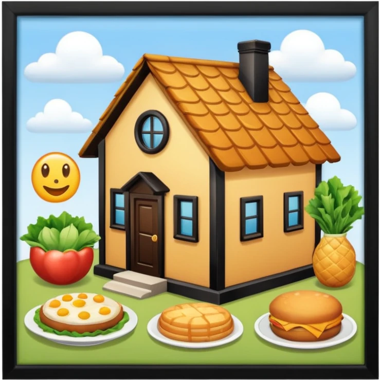 food and housing emoji