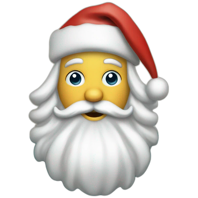 Santa Claus poker emoji