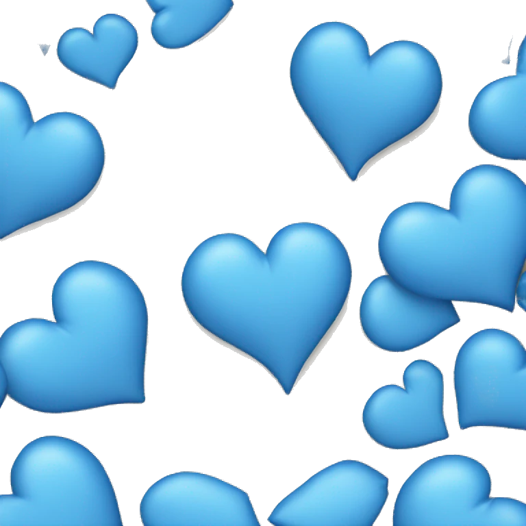 broken blue heart emoji