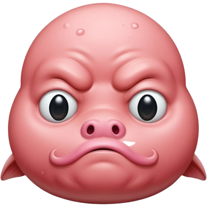 korean leader as a blobfish emoji