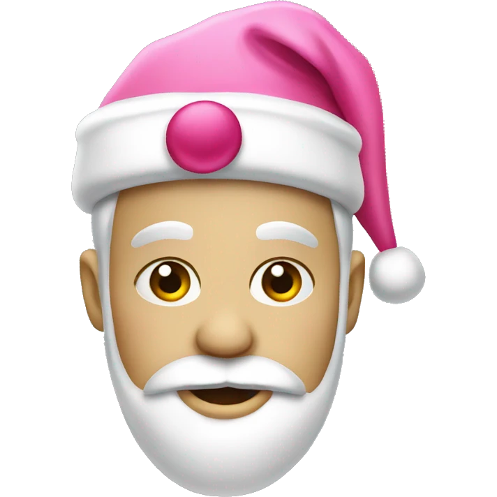 pink santa hat emoji